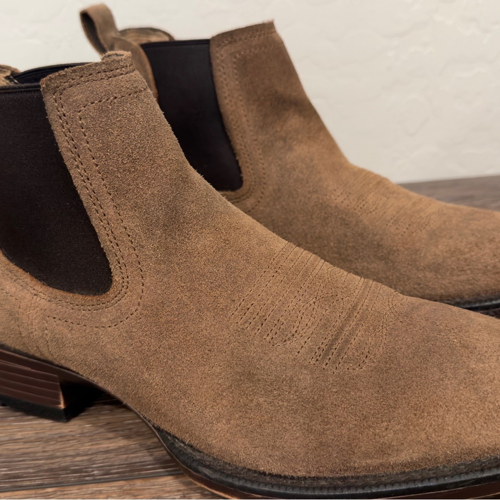 Ariat Brown Suede Chelsea Booties